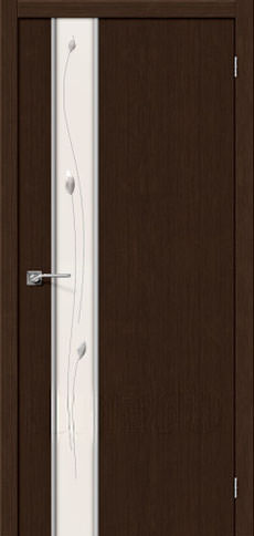 Дверь Экошпон Глейс-1 Sprig, 3D Wenge ДО Дверь Экошпон Глейс-1 Sprig, 3D Wenge ДО
